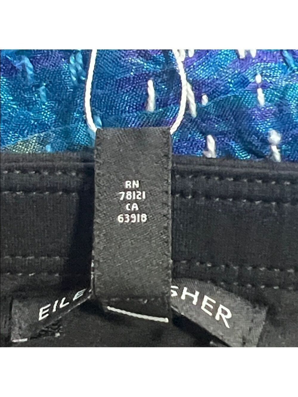 Eileen Fisher Black Midi Skirt. XL. New. Side pockets. - Picture 6 of 6